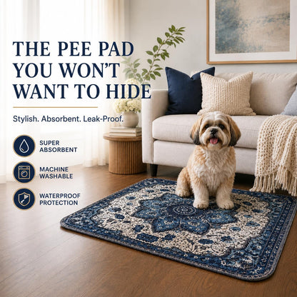 Washable Pee Pads for Dogs and Cats - Super Absorbent Reusable Puppy Training Pads - 100% Waterproof, Leak-Proof & Non-Slip Whelping Pads for Pet Housebreaking