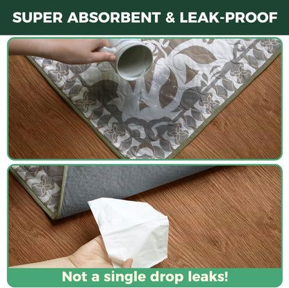 Washable Pee Pads for Dogs, Super Absorbent, 160X99Cm, Boho, 1 Pack | Machine Washable, Non-Slip Backing, Fits 60Cm(H) 6-Panel  Rollick/Homeplus Playpens